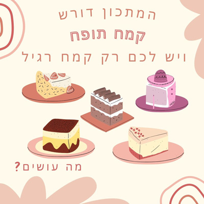 מה שמים אם אין קמח תופח- לירון רופא