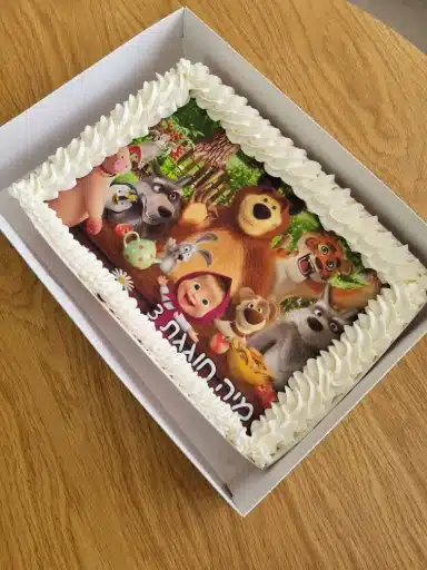 עוגה ליום הולדת גדולה עוגת שוקולד לירון רופא