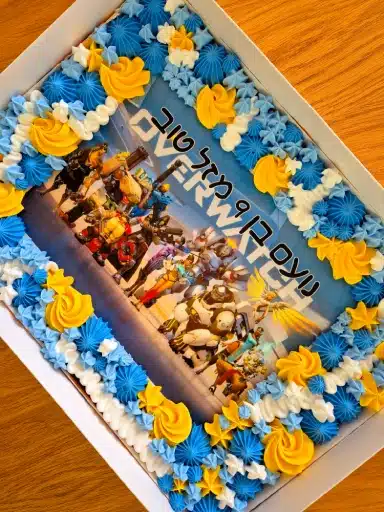 עוגת יום הולדת לבנים לירון רופא