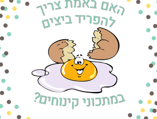 האם צריך להפריד ביצים בקינוחים לירון רופא