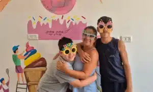 סדנת שוקולד בכרמיאל אמא ובן לירון רופא