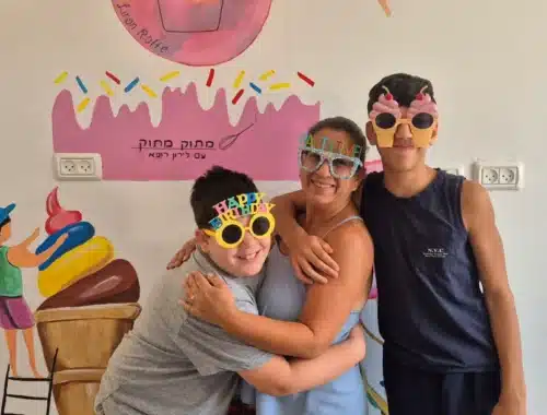 סדנת שוקולד בכרמיאל אמא ובן לירון רופא
