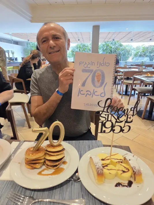 יום הולדת 70 רעיון לחגיגה לירון רופא