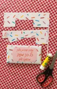 מצרכים להכנת עטיפות לשוקודל בעיצוב אישי לירון רופא